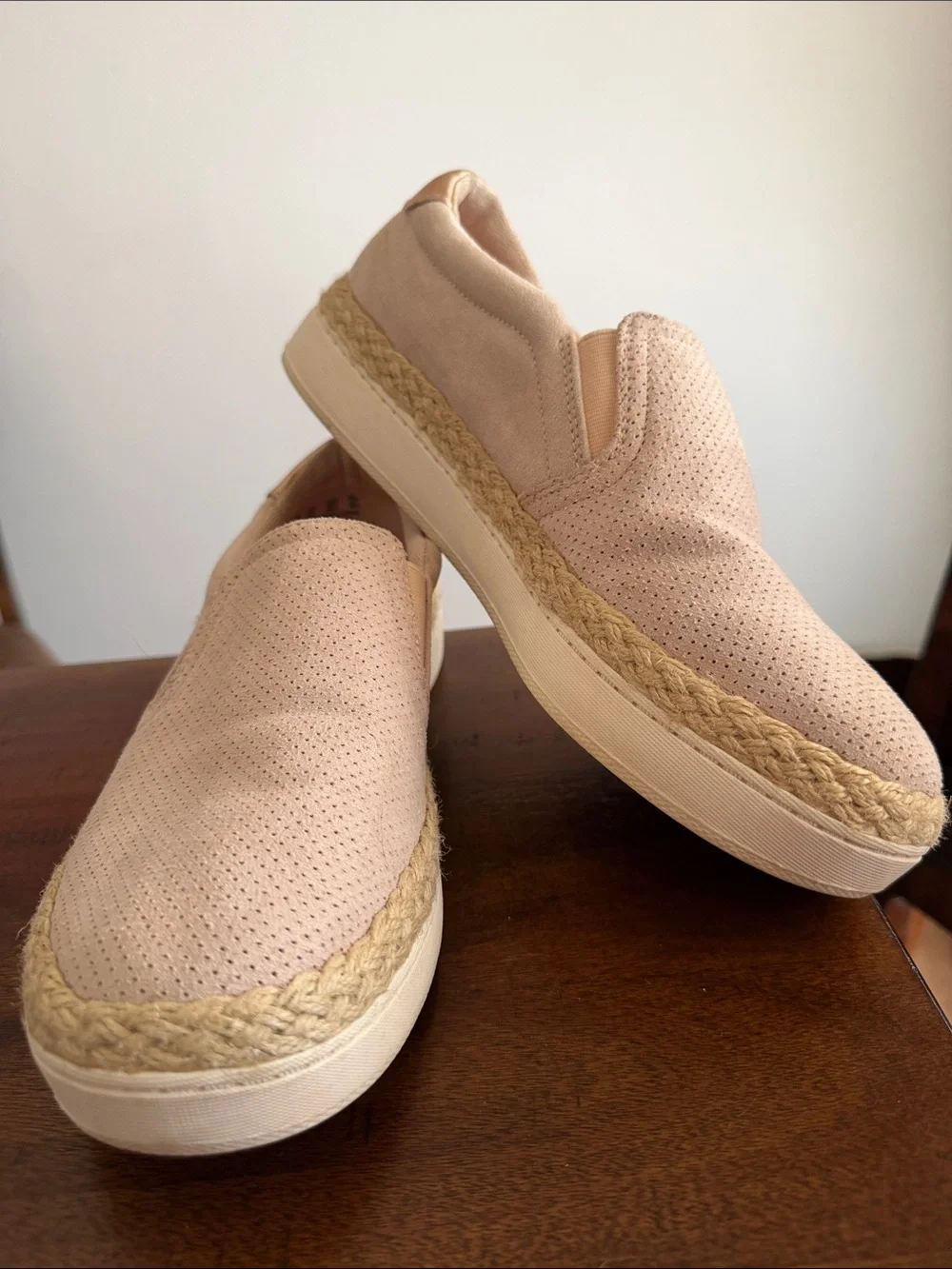 Women’s Dr. Scholl’s Slip-On Espadrille Sneakers in Blush